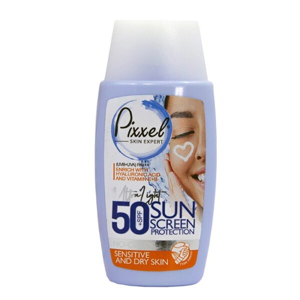 کرم ضد آفتاب رنگی پیکسل مناسب پوست های خشک ، نرمال و حساس Spf50 حجم 50 میل
